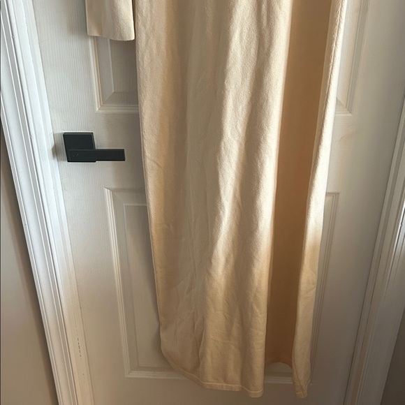 Hanifa NWT Claire Knit Cream Long Sleeve Maxi Dress - Picture 8 of 8